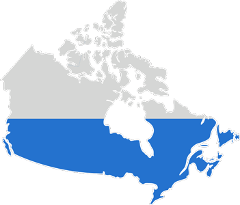carte du Canada