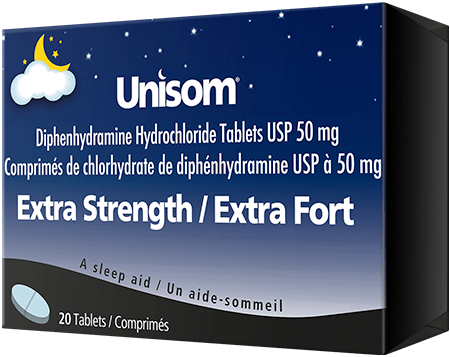 emballage unisom aide-sommeil